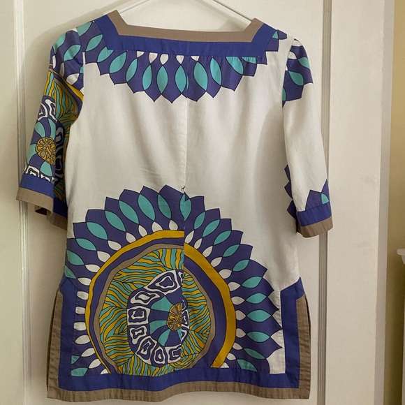 Trina Turk Multicolor Geometric Tunic - Picture 2 of 6